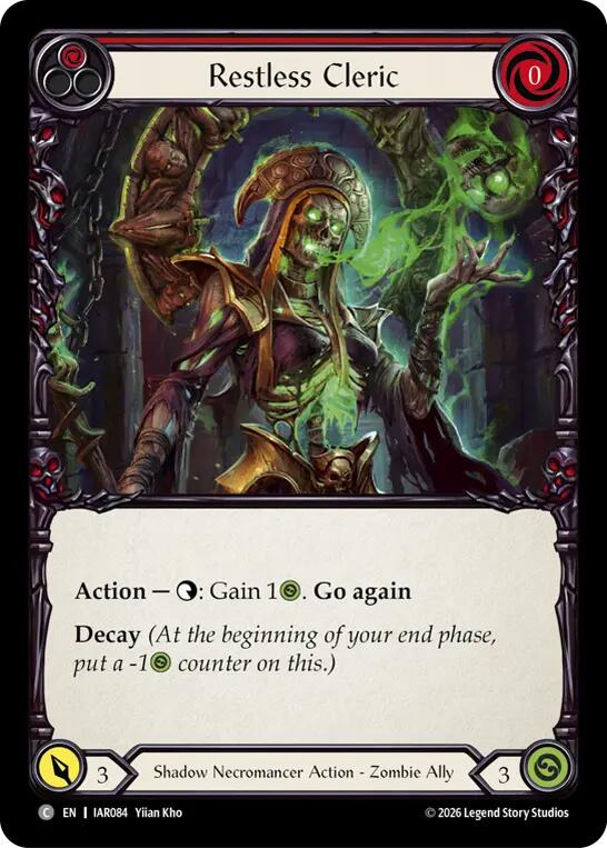 Restless Cleric (Red) [IAR084] (Usurp the Shadow Throne) | Card Citadel