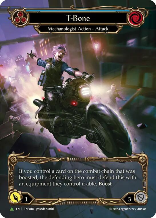 T-Bone (Blue) (Marvel) [TNP048] (Promo)  Cold Foil | Card Citadel