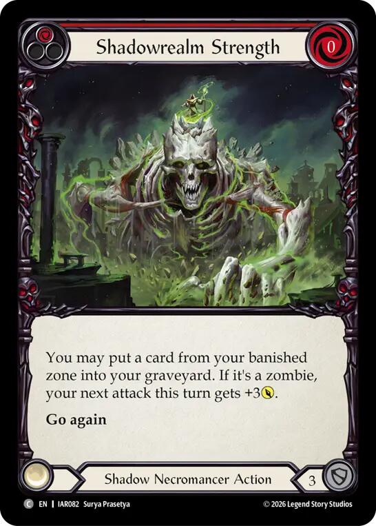Shadowrealm Strength (Red) [IAR082] (Usurp the Shadow Throne) | Card Citadel