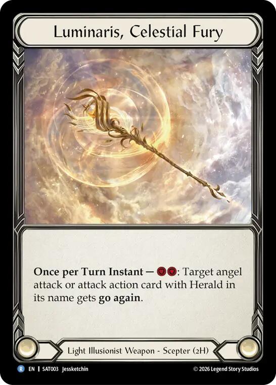 Luminaris, Celestial Fury [SAT003] (Silver Age: Usurp the Shadow Throne) | Card Citadel