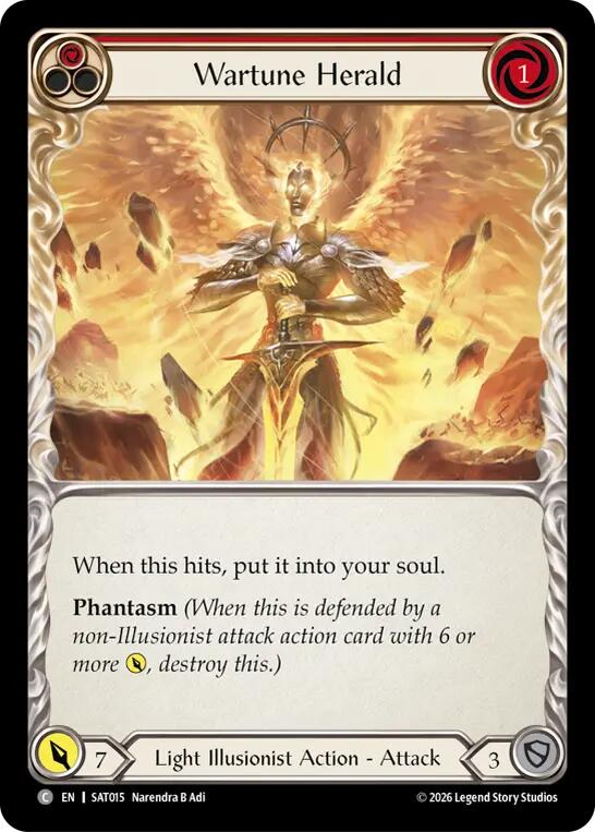 Wartune Herald (Red) [SAT015] (Silver Age: Usurp the Shadow Throne) | Card Citadel