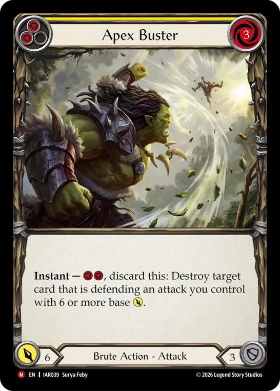Apex Buster [IAR039] (Usurp the Shadow Throne) | Card Citadel