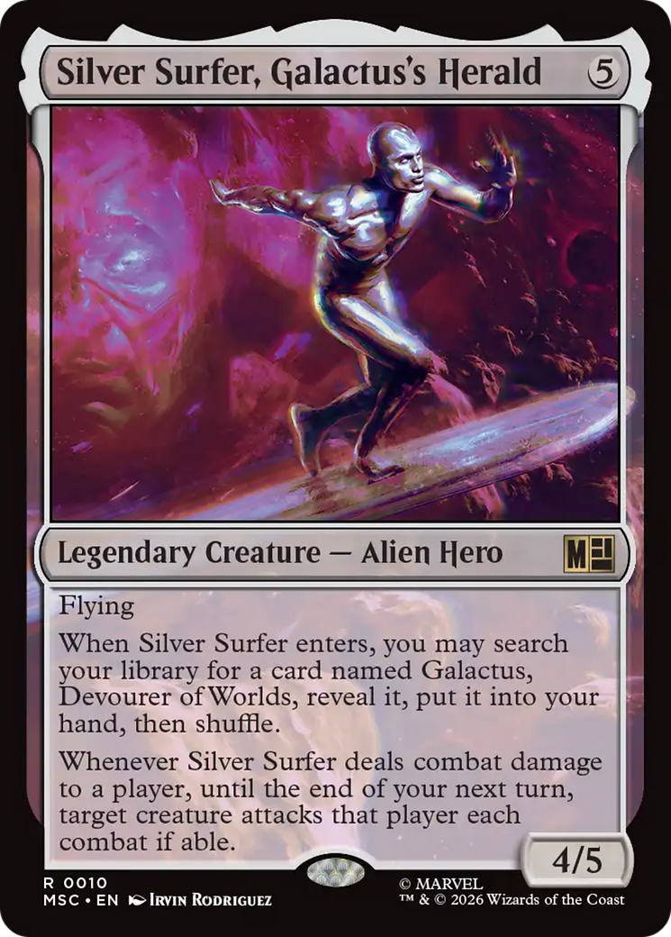 Silver Surfer, Galactus's Herald [Marvel Super Heroes Commander] | Card Citadel