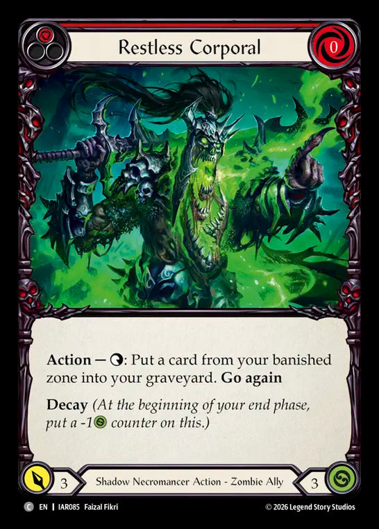 Restless Corporal (Red) [IAR085] (Usurp the Shadow Throne) | Card Citadel