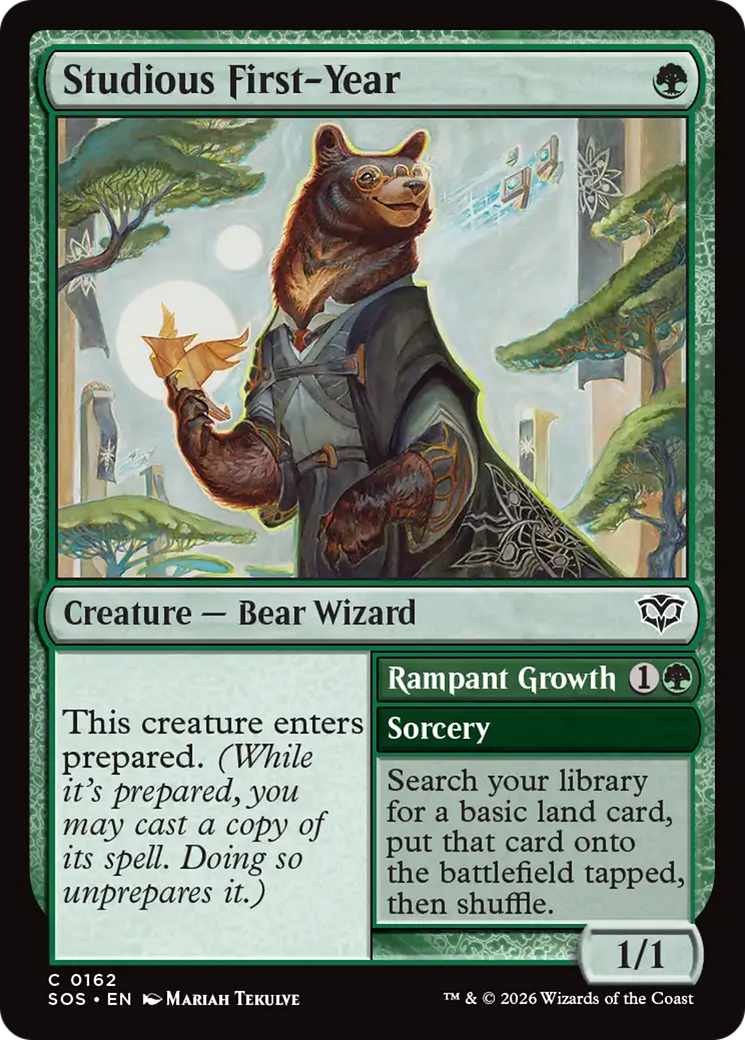 Studious First-Year [Secrets of Strixhaven] | Card Citadel