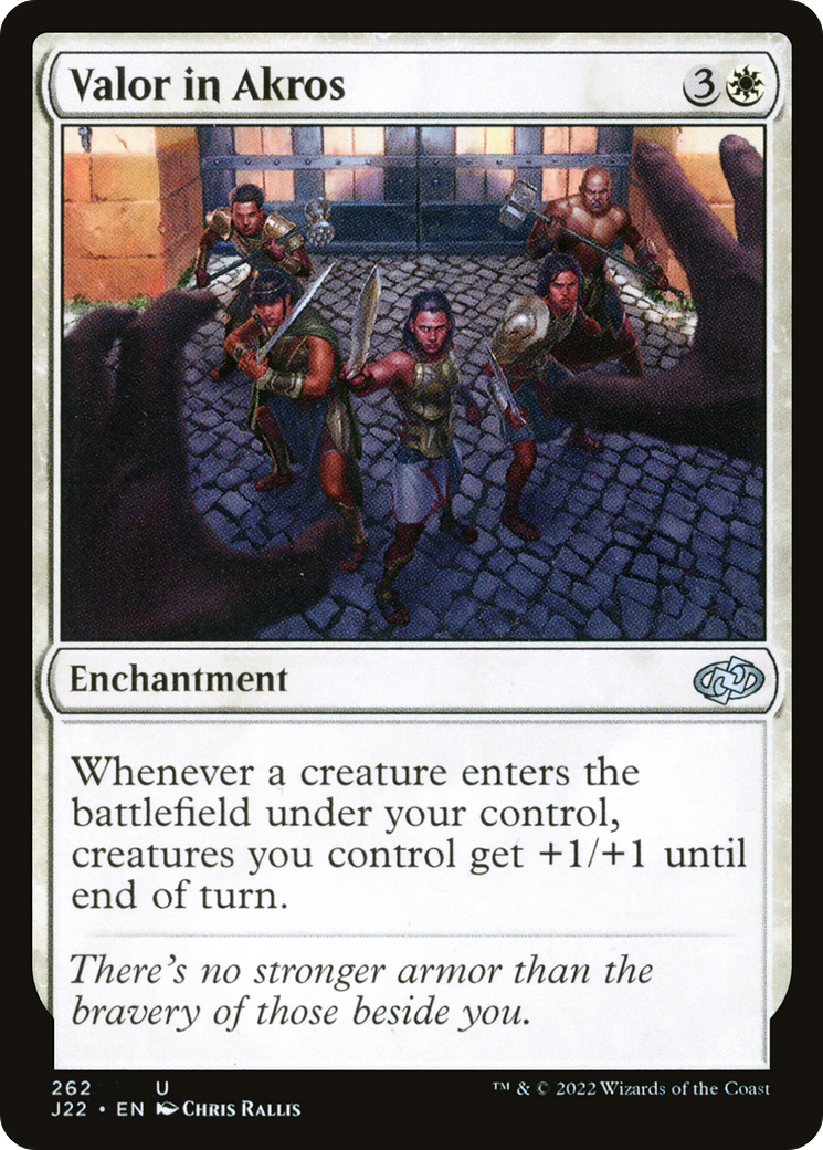 Valor in Akros [Jumpstart 2022] | Card Citadel