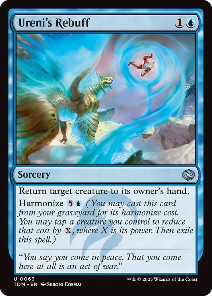 Ureni's Rebuff [Tarkir: Dragonstorm] | Card Citadel