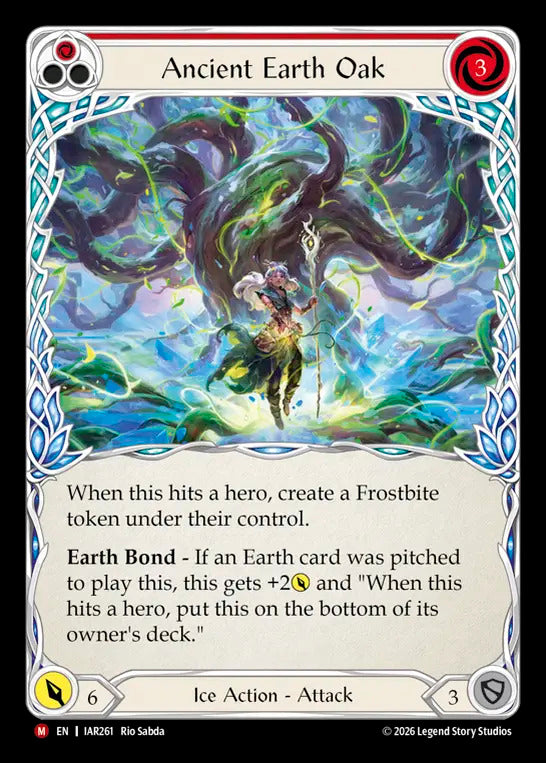 Ancient Earth Oak (Red) [IAR261] (Usurp the Shadow Throne)  Rainbow Foil | Card Citadel