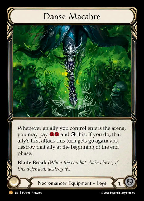 Danse Macabre [IAR091] (Usurp the Shadow Throne)  Rainbow Foil | Card Citadel