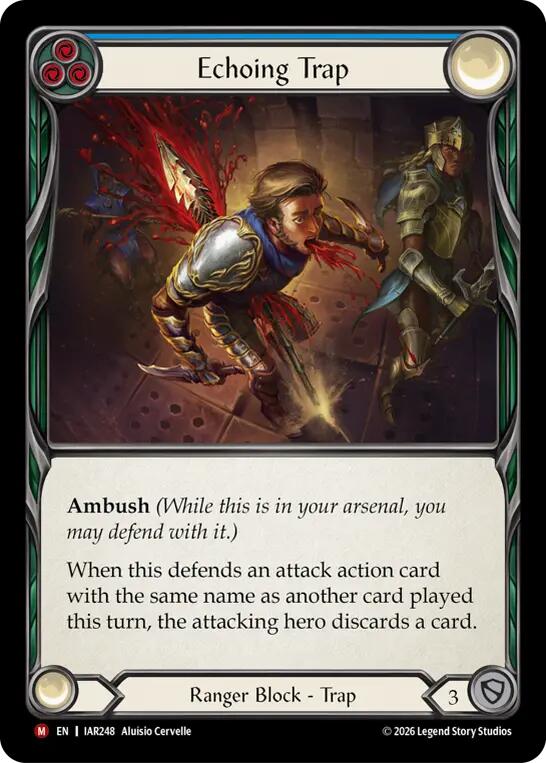 Echoing Trap [IAR248] (Usurp the Shadow Throne)  Rainbow Foil | Card Citadel