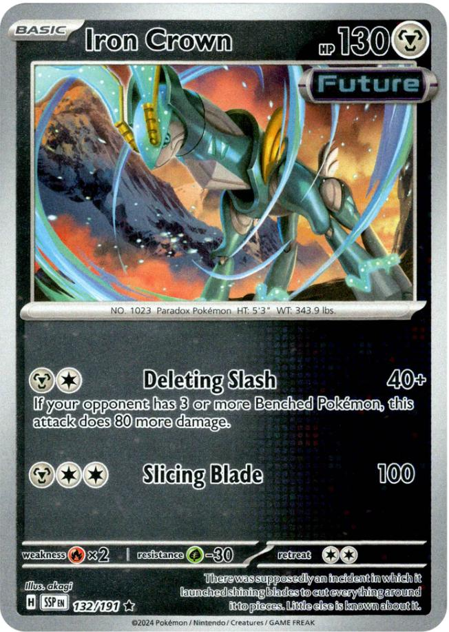 Iron Crown (132/191) [Scarlet & Violet: Surging Sparks] | Card Citadel