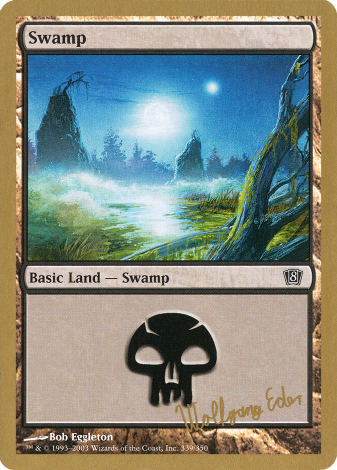 Swamp (we339) (Wolfgang Eder) [World Championship Decks 2003] | Card Citadel