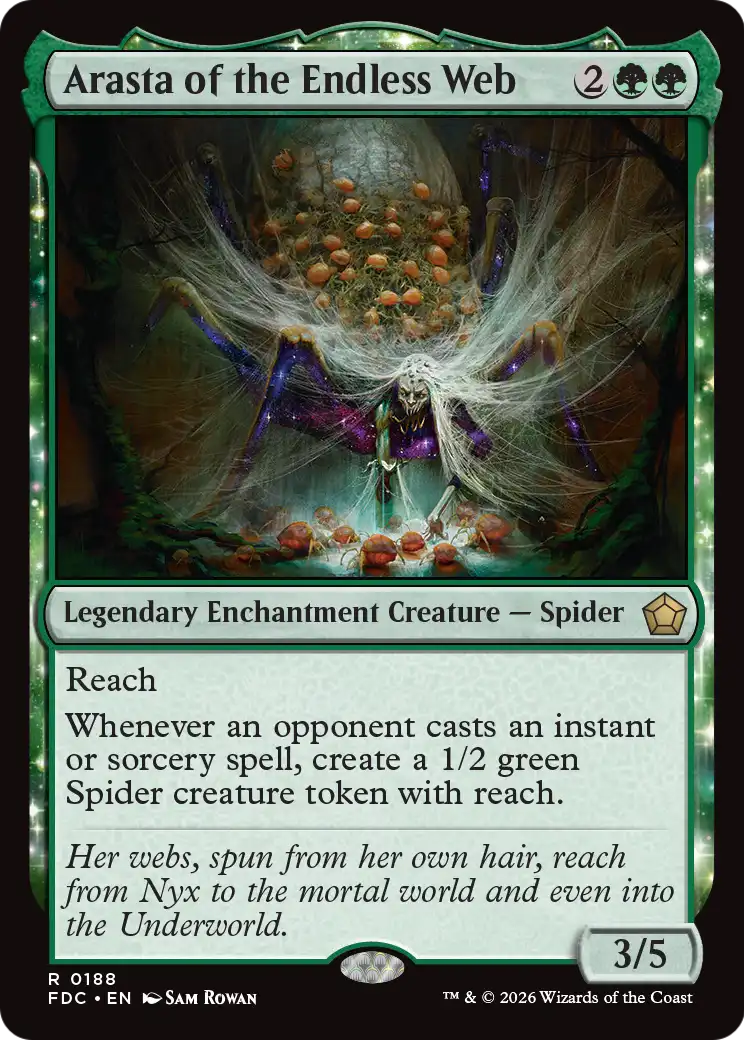Arasta of the Endless Web [Foundations Commander] | Card Citadel