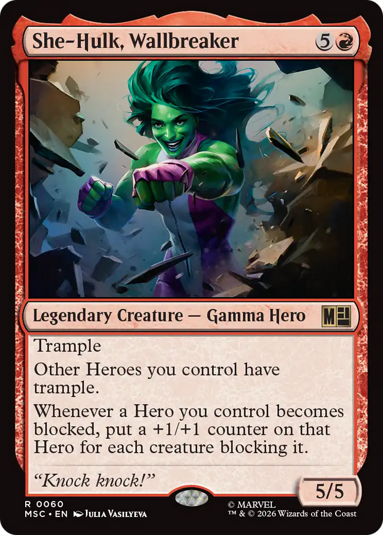 She-Hulk, Wallbreaker [Marvel Super Heroes Commander] | Card Citadel