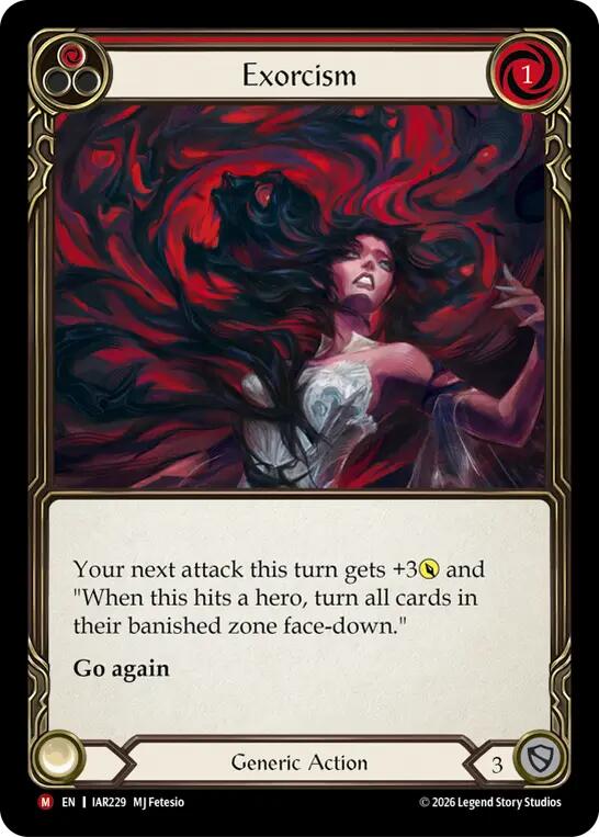Exorcism (Yellow) [IAR229] (Usurp the Shadow Throne) | Card Citadel