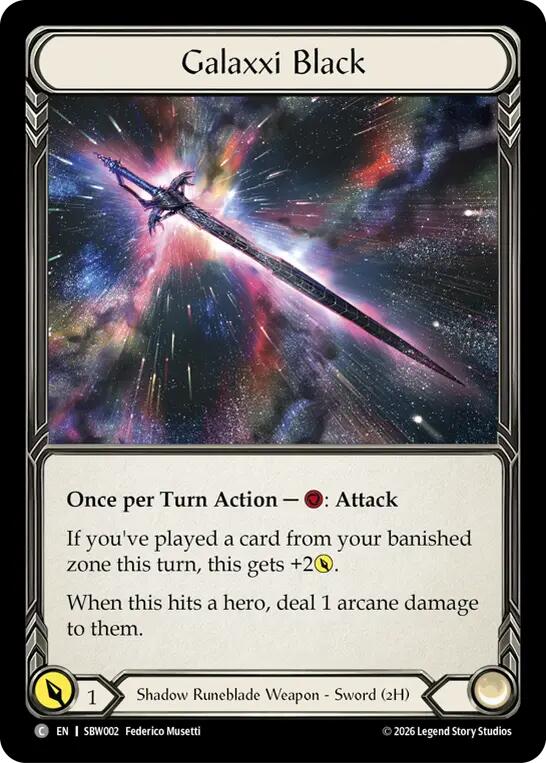Galaxxi Black [SBW002] (Silver Age: Usurp the Shadow Throne) | Card Citadel