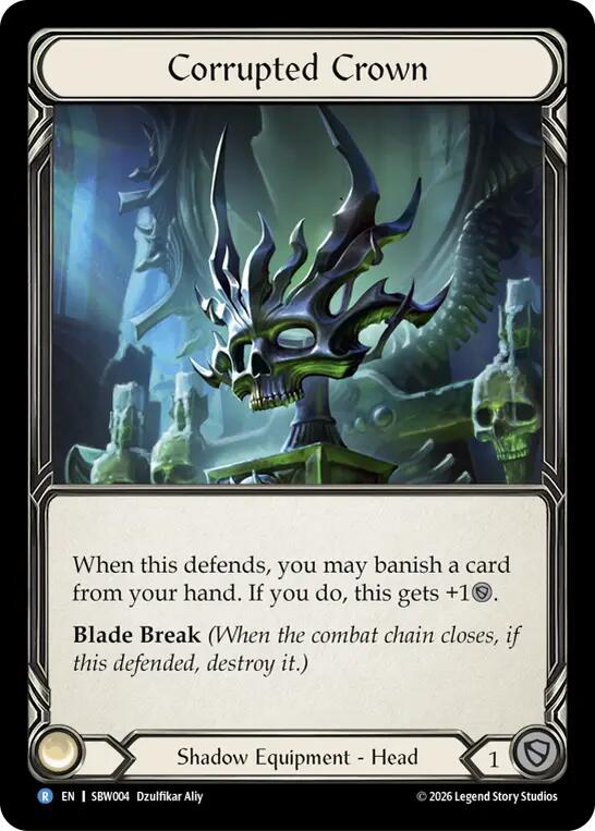 Corrupted Crown [SBW004] (Silver Age: Usurp the Shadow Throne) | Card Citadel