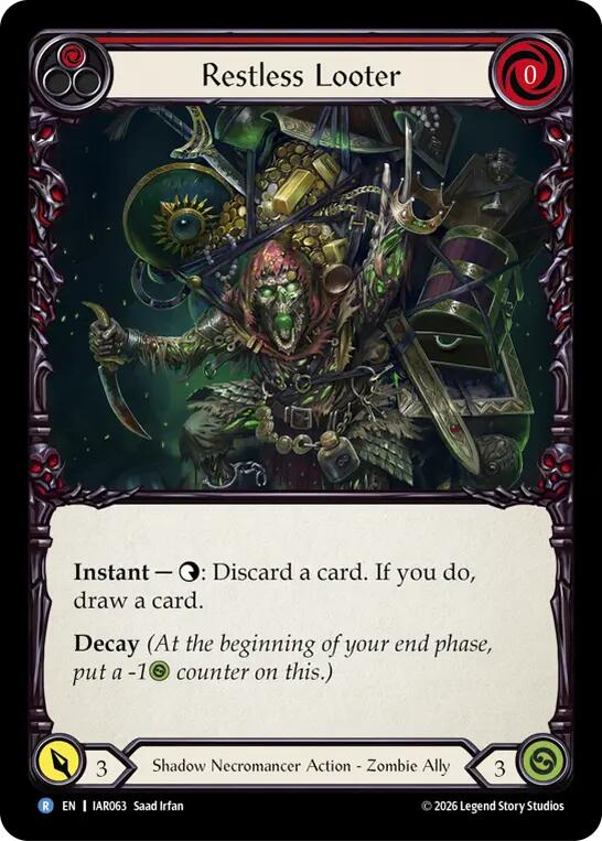 Restless Looter (Red) [IAR063] (Usurp the Shadow Throne) | Card Citadel