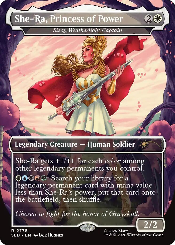 She-Ra, Princess of Power - Sisay, Weatherlight Captain [Secret Lair Drop Series] | Card Citadel