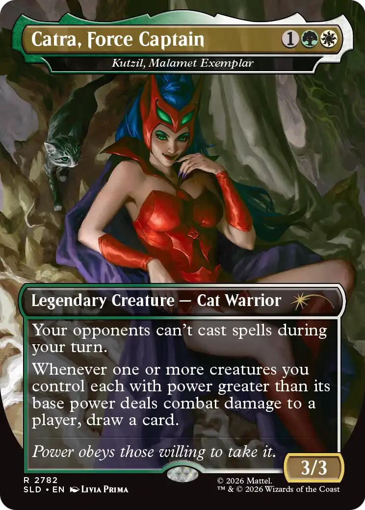 Catra, Force Captain - Kutzil, Malamet Exemplar [Secret Lair Drop Series] | Card Citadel