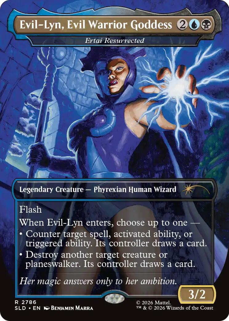 Evil-Lyn, Evil Warrior Goddess - Ertai Resurrected [Secret Lair Drop Series] | Card Citadel
