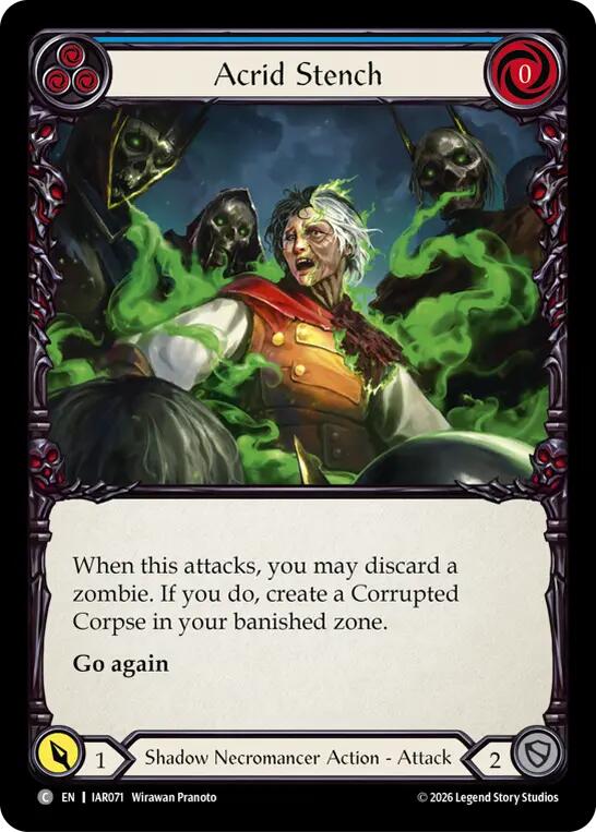 Acrid Stench (Blue) [IAR071] (Usurp the Shadow Throne) | Card Citadel