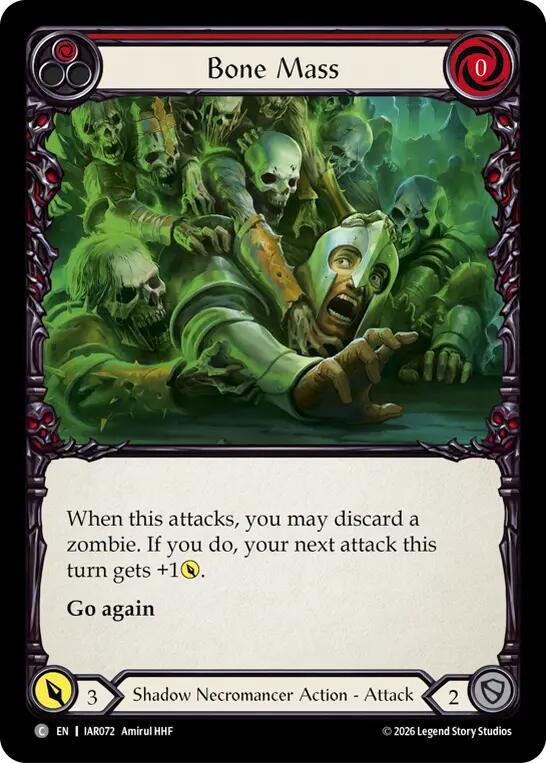 Bone Mass (Red) [IAR072] (Usurp the Shadow Throne)  Rainbow Foil | Card Citadel