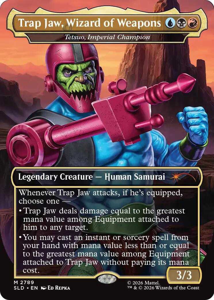 Trap Jaw, Wizard of Weapons - Tetsuo, Imperial Champion [Secret Lair Drop Series] | Card Citadel