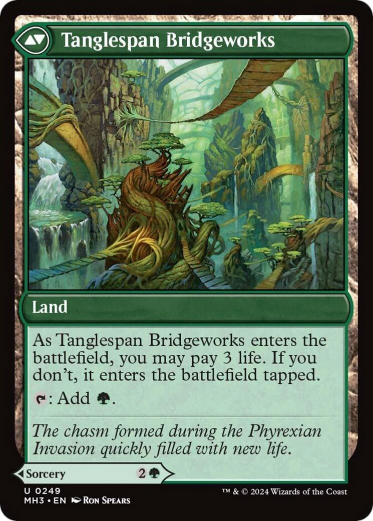 Bridgeworks Battle // Tanglespan Bridgeworks [Modern Horizons 3] | Card Citadel