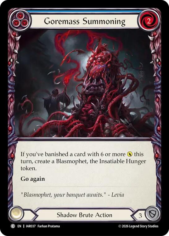 Goremass Summoning [IAR037] (Usurp the Shadow Throne)  Rainbow Foil | Card Citadel