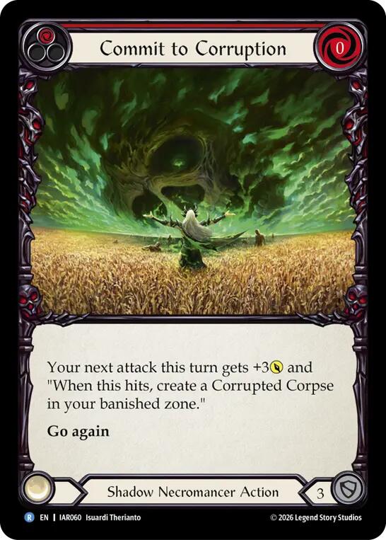 Commit to Corruption (Red) [IAR060] (Usurp the Shadow Throne) | Card Citadel