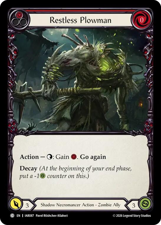 Restless Plowman [IAR087] (Usurp the Shadow Throne) | Card Citadel