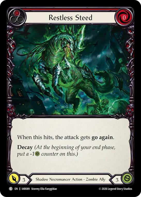Restless Steed [IAR089] (Usurp the Shadow Throne) | Card Citadel