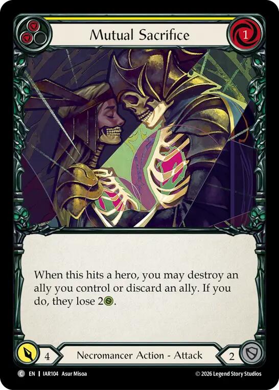 Mutual Sacrifice (Yellow) [IAR104] (Usurp the Shadow Throne) | Card Citadel