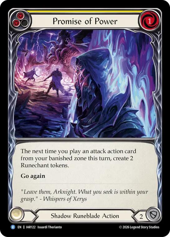 Promise of Power [IAR122] (Usurp the Shadow Throne)  Rainbow Foil | Card Citadel