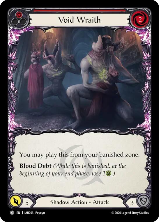 Void Wraith (Red) [IAR203] (Usurp the Shadow Throne) | Card Citadel