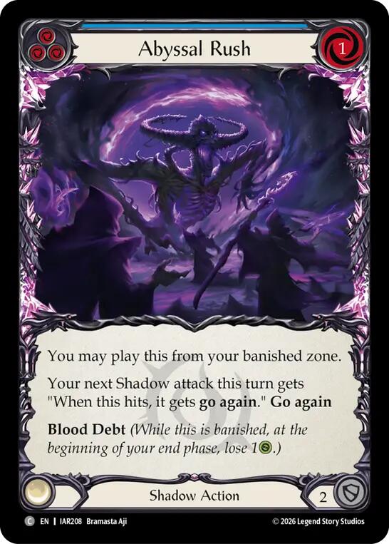 Abyssal Rush [IAR208] (Usurp the Shadow Throne)  Rainbow Foil | Card Citadel