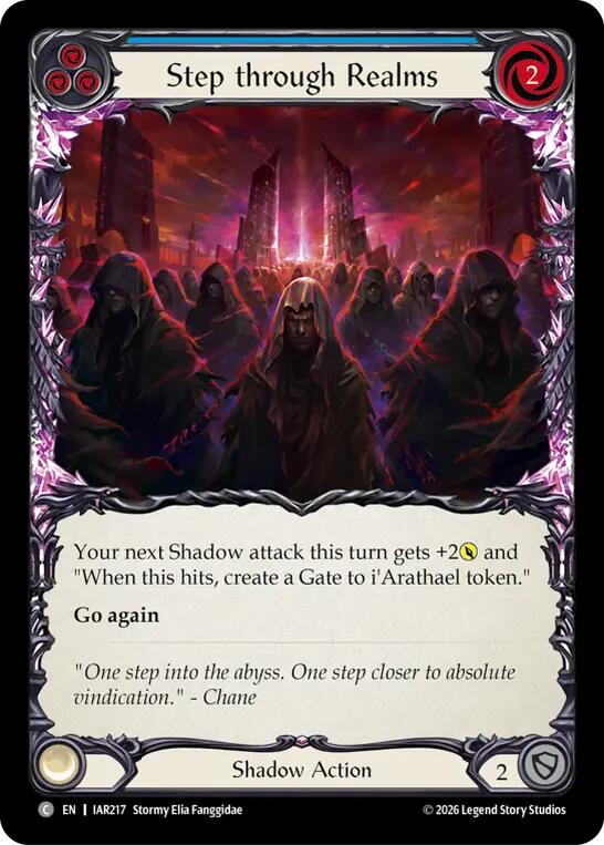Step through Realms (Blue) [IAR217] (Usurp the Shadow Throne) | Card Citadel