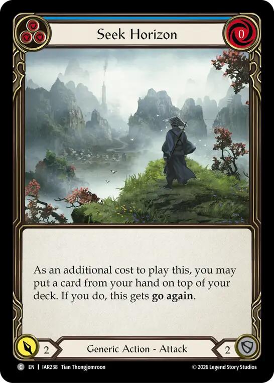 Seek Horizon (Blue) [IAR238] (Usurp the Shadow Throne) | Card Citadel