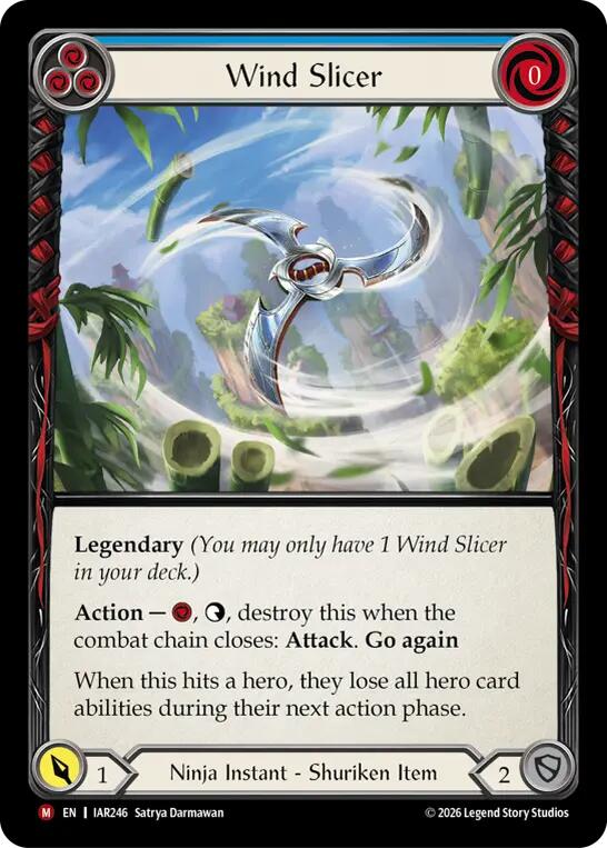 Wind Slicer [IAR246] (Usurp the Shadow Throne)  Cold Foil | Card Citadel