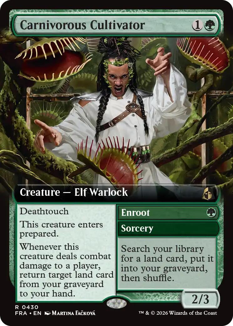 Carnivorous Cultivator (Extended Art) [Reality Fracture] | Card Citadel