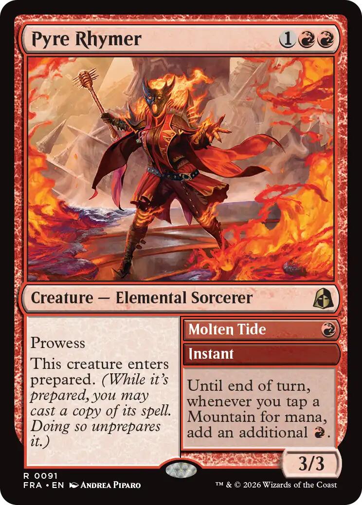 Pyre Rhymer [Reality Fracture] | Card Citadel