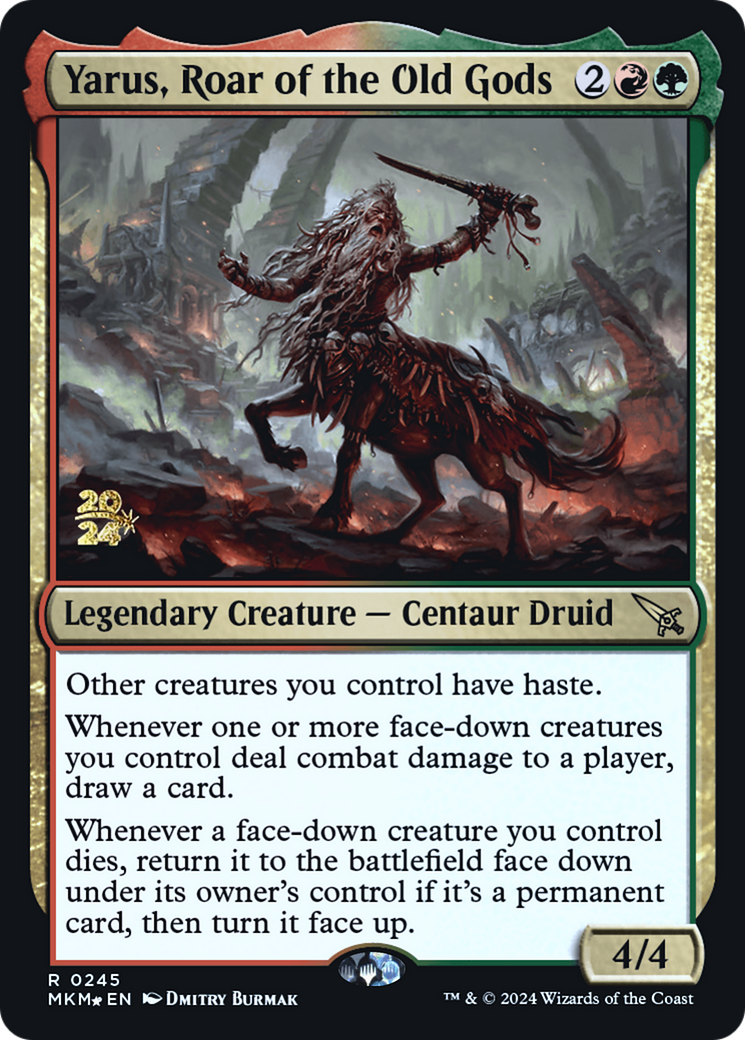 Yarus, Roar of the Old Gods [Murders at Karlov Manor Prerelease Promos] | Card Citadel