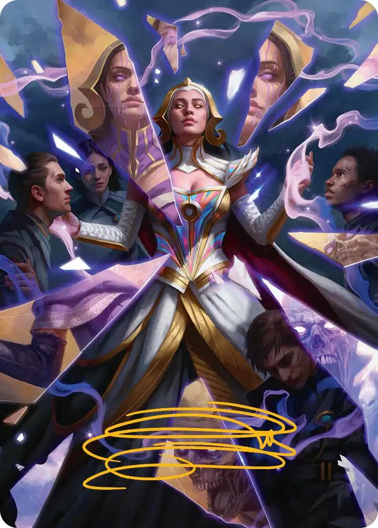 Return to the Light Realms Art Card (5/54) (Gold-Stamped Signature) [Reality Fracture Art Series] | Card Citadel