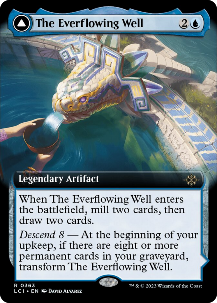 The Everflowing Well // The Myriad Pools (Extended Art) [The Lost Caverns of Ixalan] | Card Citadel