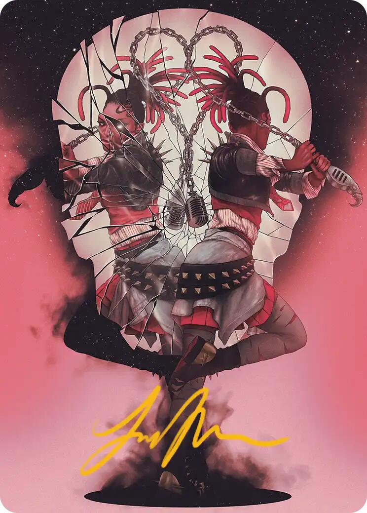 Face Yourself Art Card (Gold-Stamped Signature) [Reality Fracture Art Series] | Card Citadel