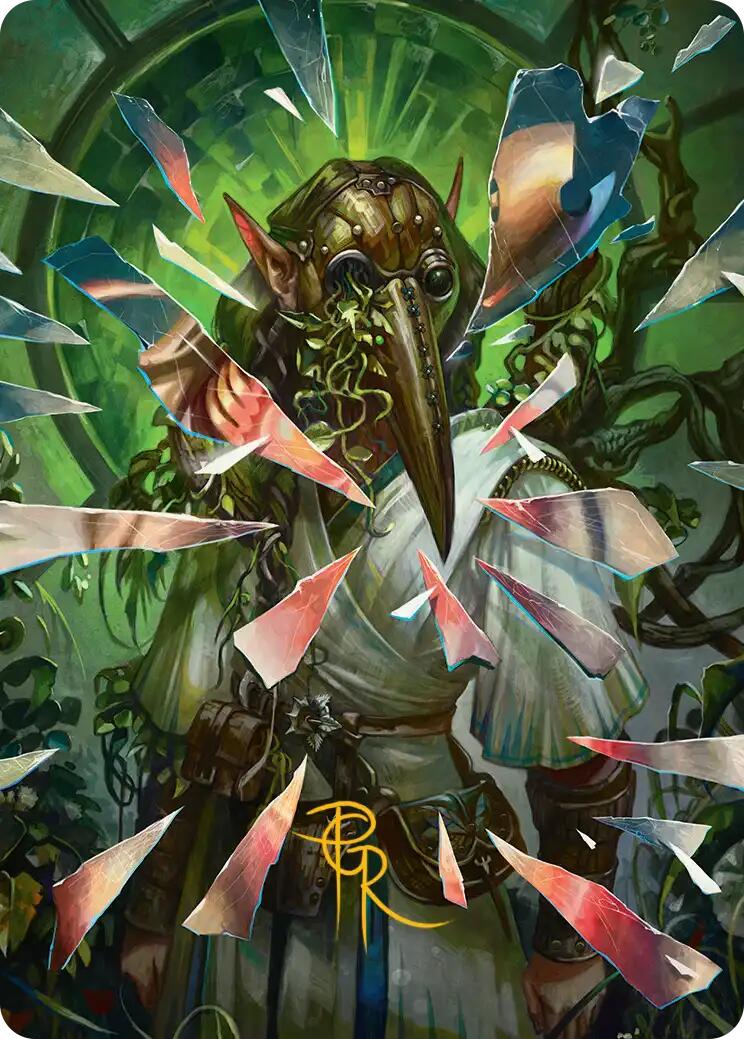 Simulacrum Shaper Art Card (Gold-Stamped Signature) [Reality Fracture Art Series] | Card Citadel