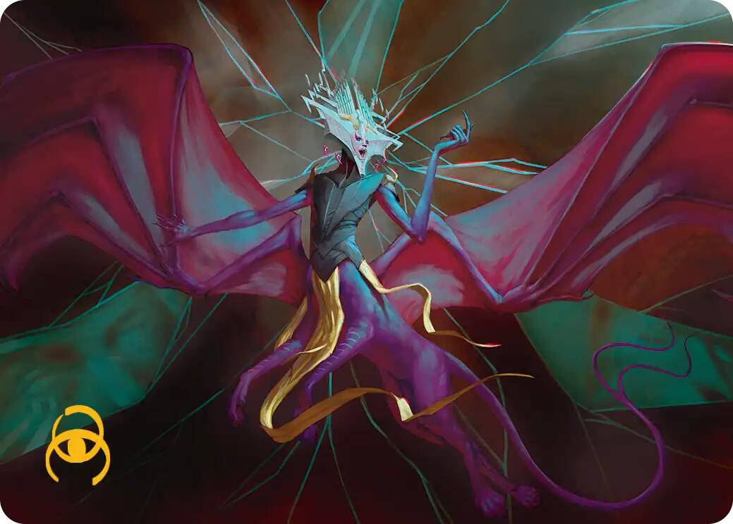 Ingris Stingerquill Art Card (Gold-Stamped Signature) [Reality Fracture Art Series] | Card Citadel
