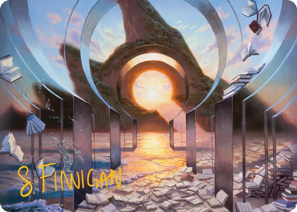 Deserted Beach Art Card (Gold-Stamped Signature) [Reality Fracture Art Series] | Card Citadel