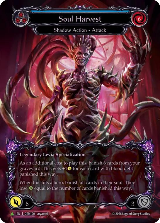 Soul Harvest (Marvel Cold Foil) [GEM190] (GEM Pack 6)  Cold Foil | Card Citadel
